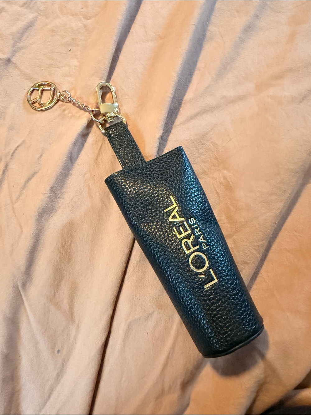 L'Oreal Black Setting Spray Holder Keychain